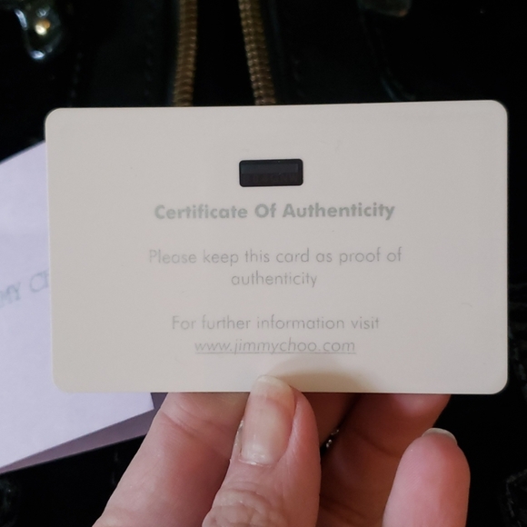 - π Jimmy Choo Black Mona Patent Bag π - Picture 7 of 11